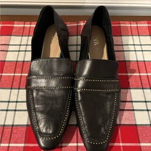 Zara black flats, size 41.